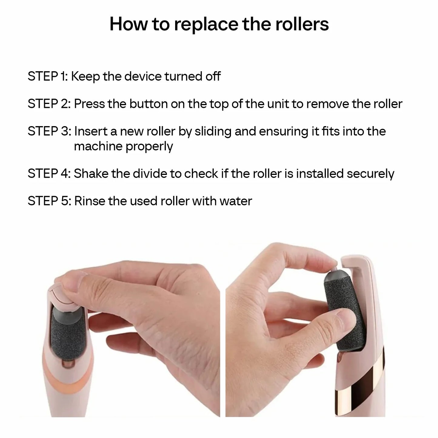 Electronic Cordless Pedicure Callus Dead Skin Remover Polishing Tool