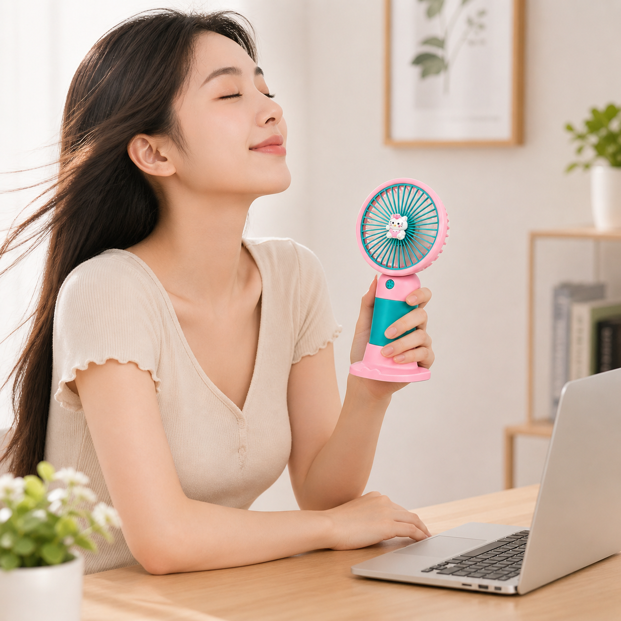 Aura Mini Fan – Portable Cooling