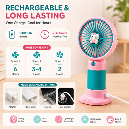 Aura Mini Fan – Portable Cooling