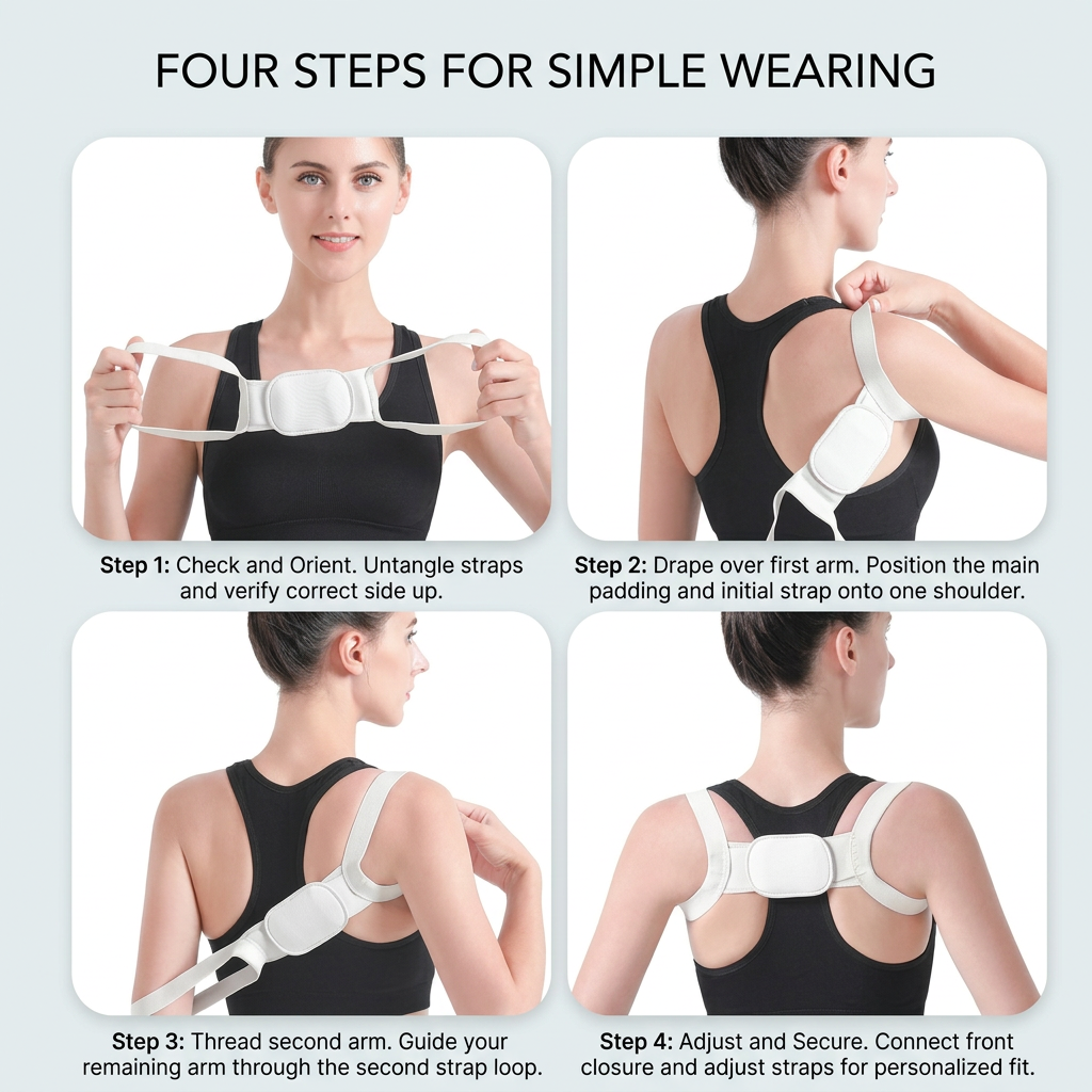 Invisible Posture Corrector – Ultra Thin Shoulder Support for Comfort, Confidence & Better Posture