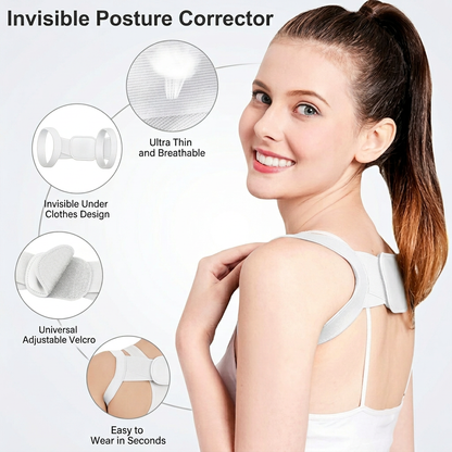 Invisible Posture Corrector – Ultra Thin Shoulder Support for Comfort, Confidence & Better Posture